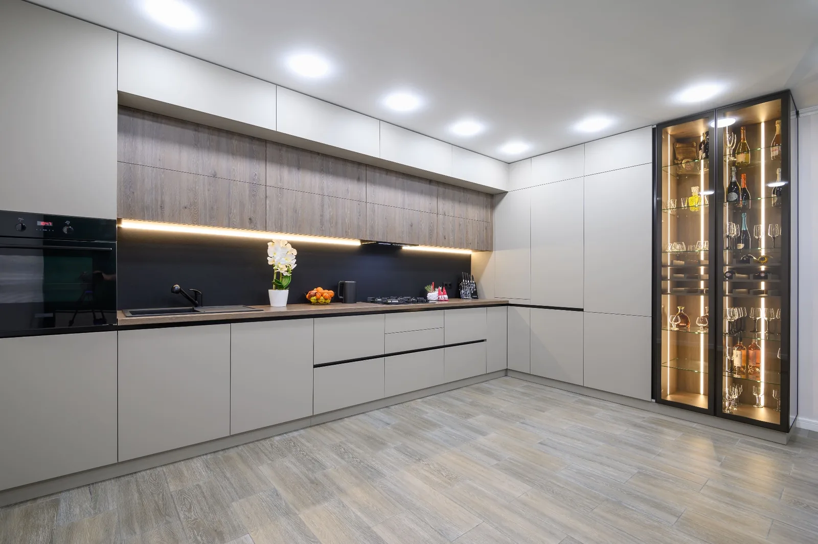 Transitional Kitchen with Custom Pantry — Haverford, PA